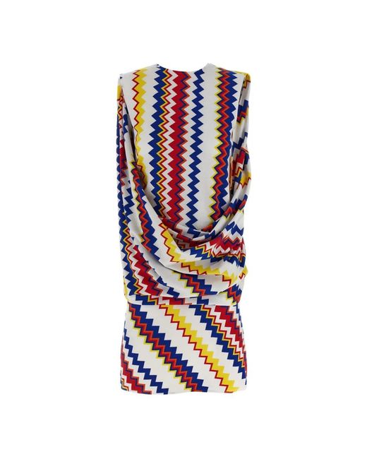 Missoni Blue Short Dresses