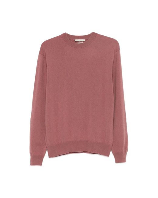 Daniele Fiesoli Pink Round-Neck Knitwear for men
