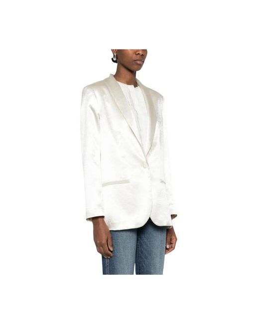 Alysi Jassen ,Wit ,Nylon Jassen Wit in het White