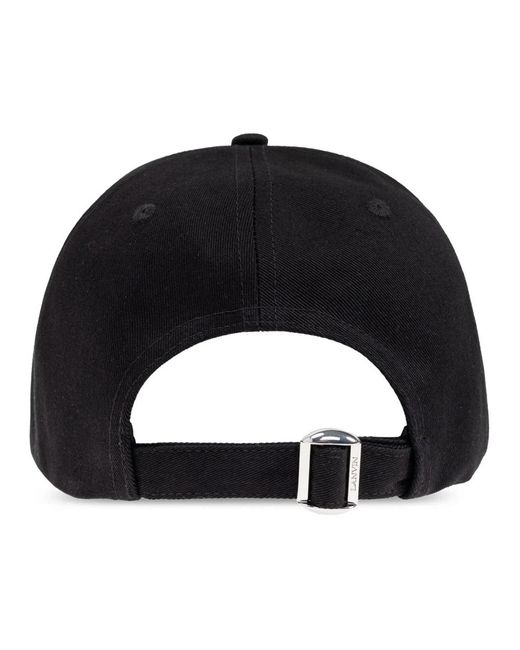Lanvin Baseballpet in het Black voor heren