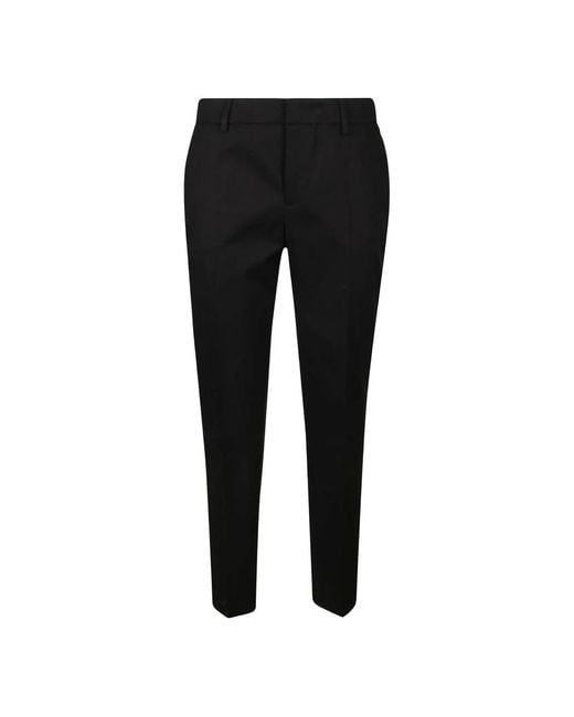 PT Torino Black Slim-Fit Trousers