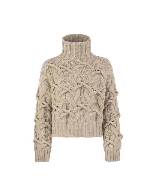 Brunello Cucinelli Natural Cashmere Knitwear