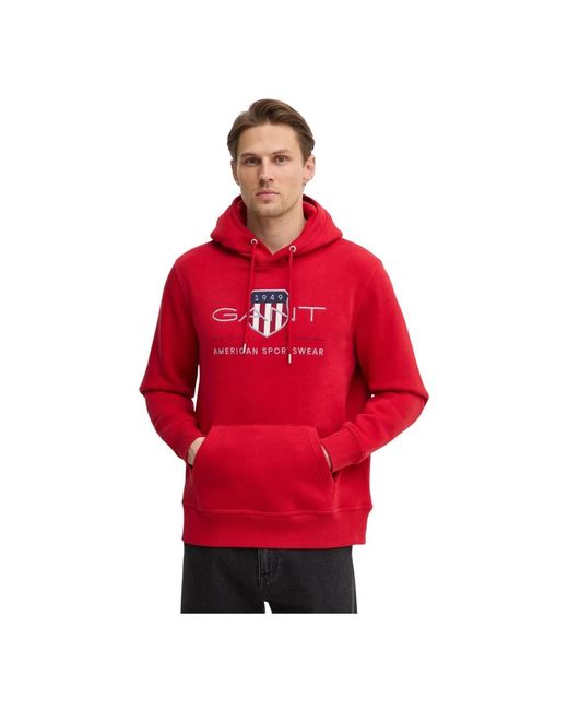Gant Hoodies in het Red voor heren