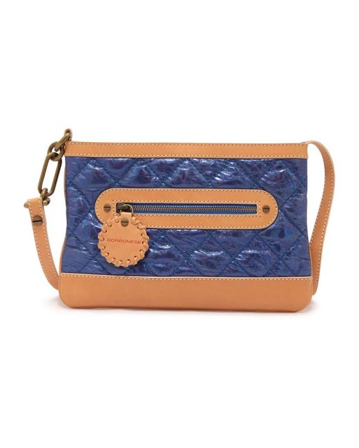 Borbonese Blue Shoulder Bags
