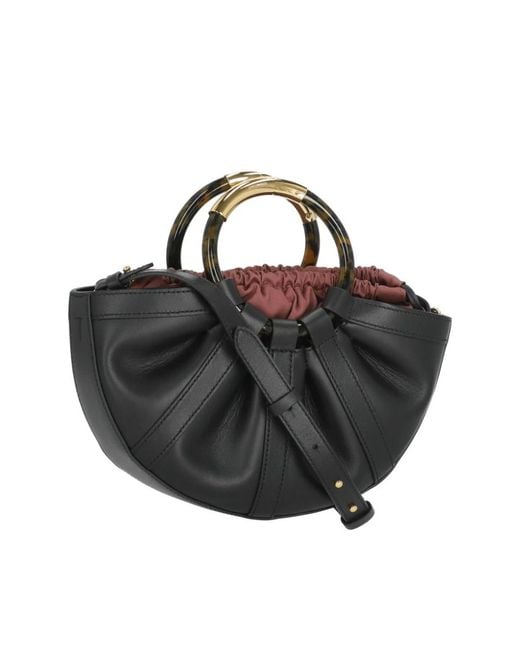 Coccinelle Shell Medium in het Black