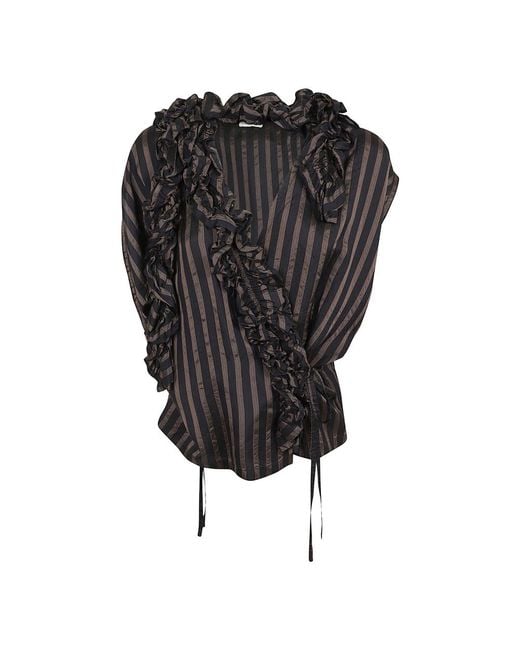Dries Van Noten Black Blouses