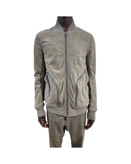 Bomber Jackets Rick Owens de hombre de color Gray