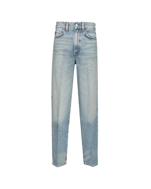 Agolde Blue Straight Fit Jeans for men