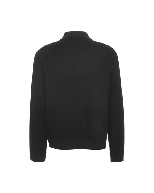 Amaranto Black Bomber Jackets for men