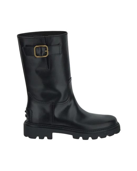 Tod's Black High Boots
