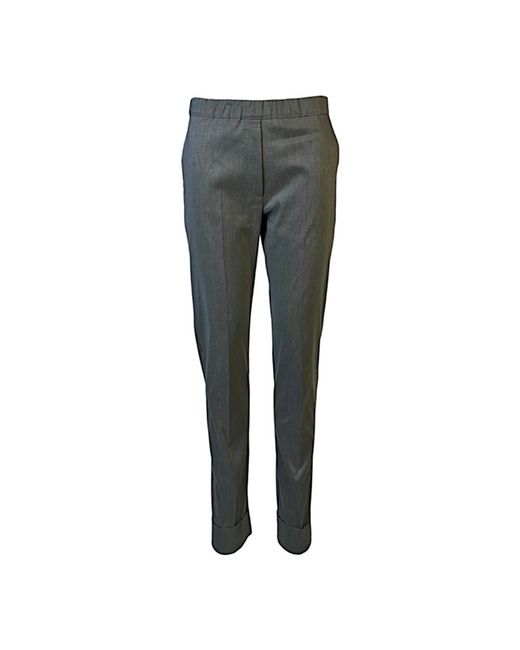 D.exterior Gray Slim-Fit Trousers