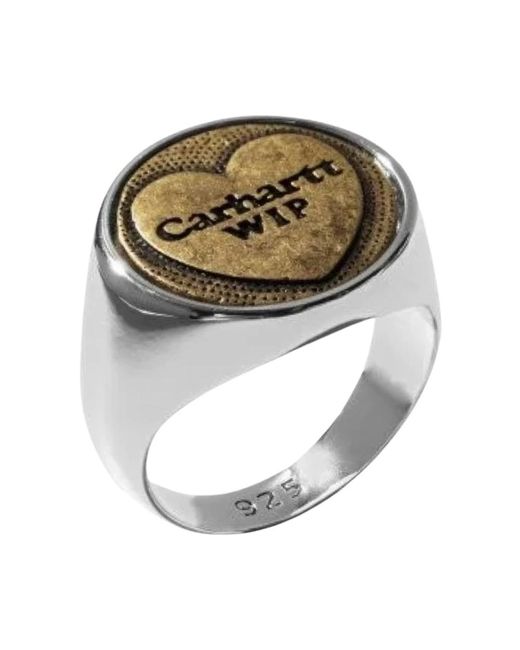 Accessories > jewellery > rings Carhartt pour homme en coloris Metallic