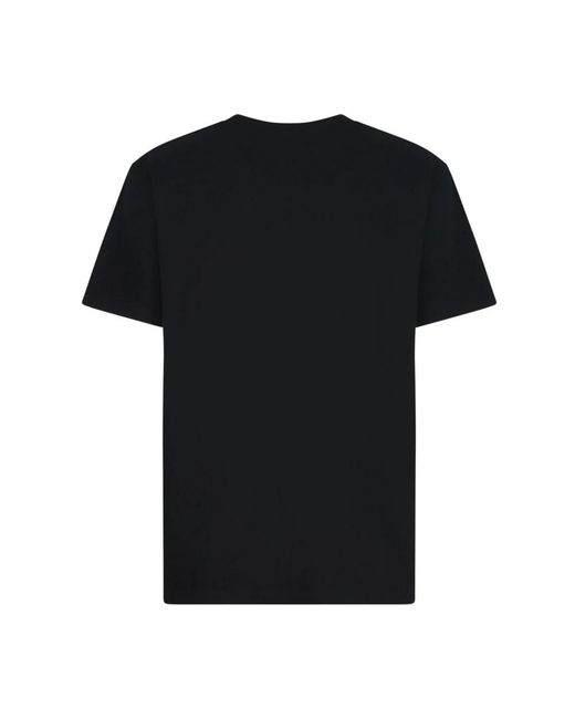 Balmain Black Cotton T-Shirts And Polos for men