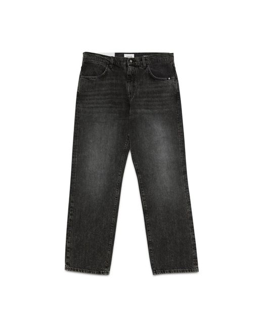 AMISH Gray Straight Jeans for men