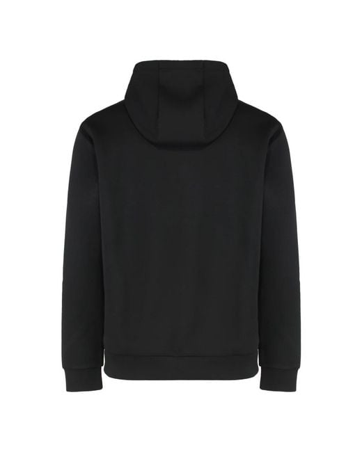 EA7 Black Hoodies for men