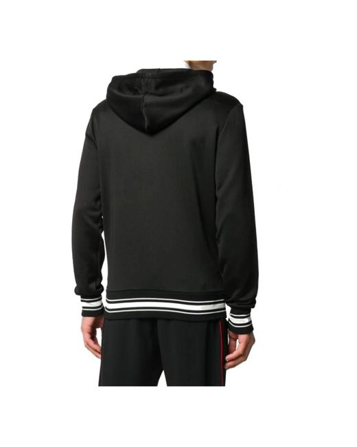 Alexander McQueen Trendiger logo-kapuzenpullover in Black für Herren