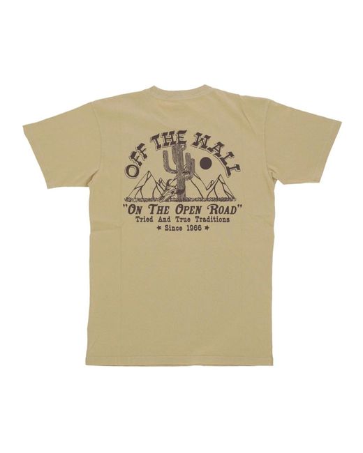 T-Shirts di Vans in Natural da Uomo