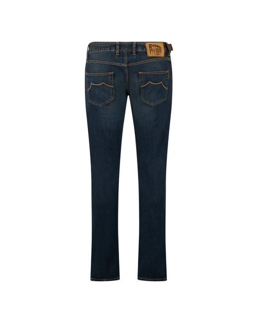 Moorer Blue Straight Jeans for men