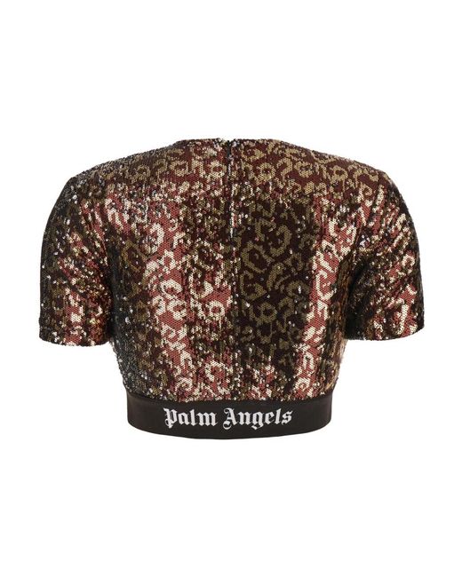 Palm Angels Brown Blouses