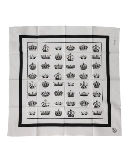 Dolce & Gabbana Metallic Pocket Scarves for men