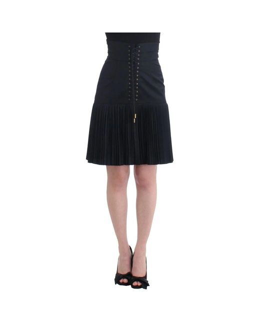 Roberto Cavalli Black Mini Skirt