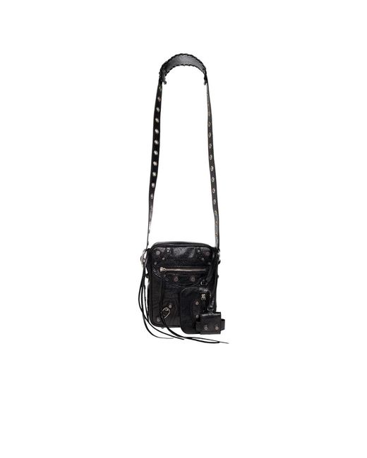 Balenciaga Black Cross Body Bags for men