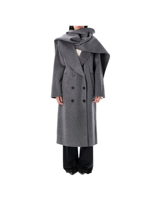 Rohe Gray Double-Breasted Coats