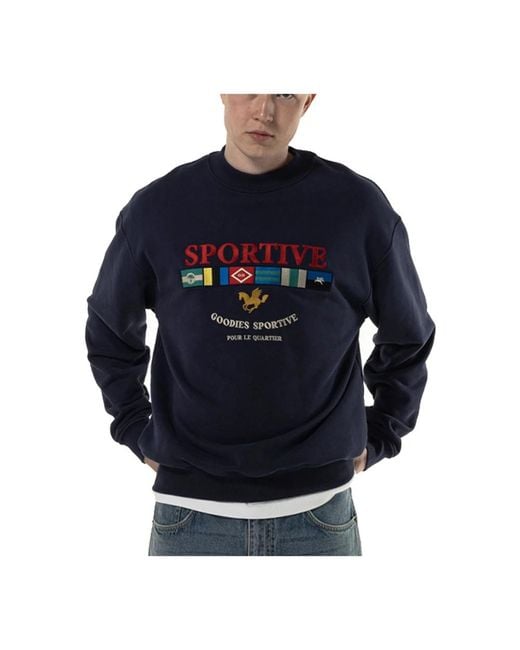 Goodies Sportive Blue Sweatshirts for men