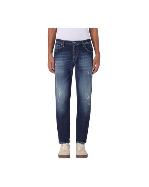 Dondup Blue Slim Fit Jeans for men