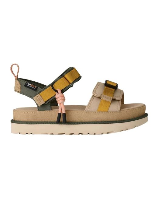 Flat Sandals di Ugg in Metallic
