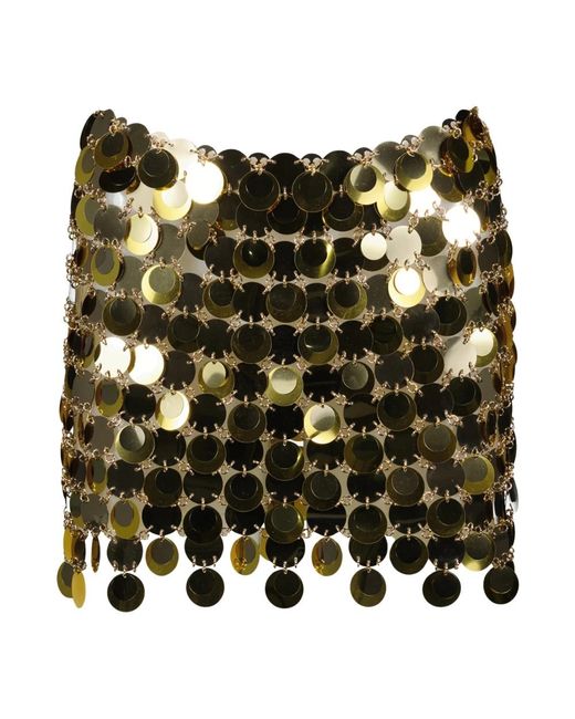 Rabanne Green Short Skirts