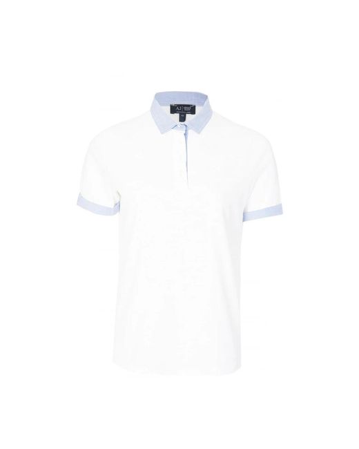 Armani White Polo Shirts