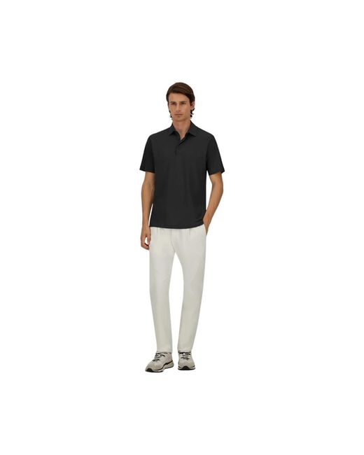 Polo Shirts Herno de hombre de color Black
