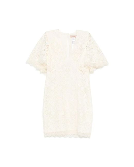 Twinset White Short Dresses