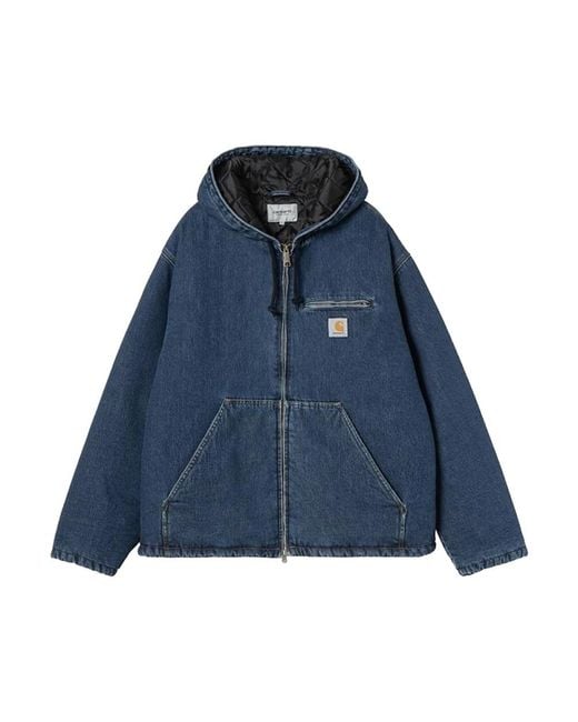 Carhartt Blue Denim Jackets for men