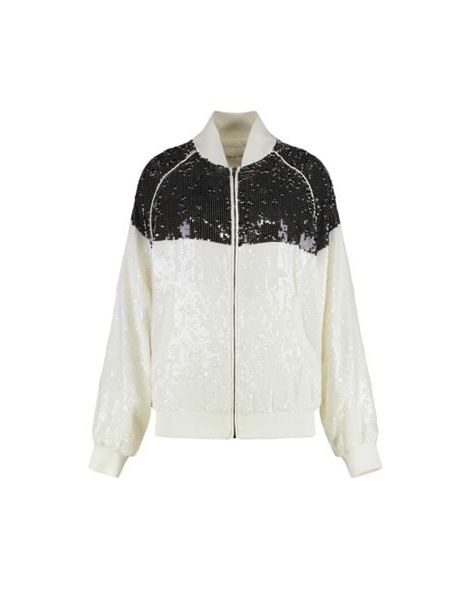 Alberta Ferretti Black Bomber Jackets