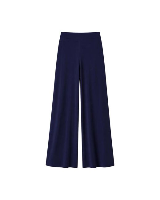 Maliparmi Blue Wide Trousers