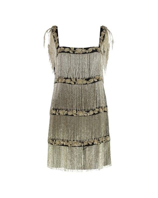 Party Dresses Alberta Ferretti de color Gray