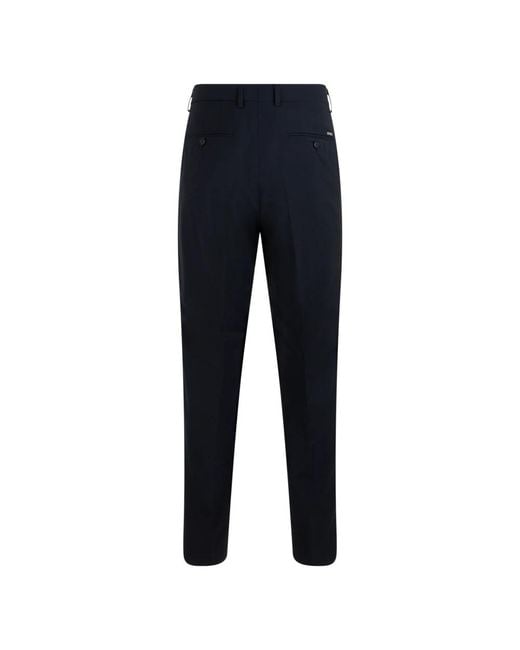 Boss Blue Suit Trousers for men