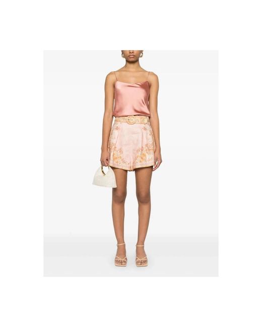 Herno Pink Sleeveless Tops