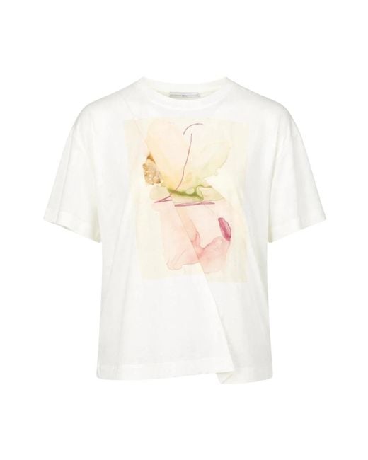 High Fronthy T-Shirt in het White