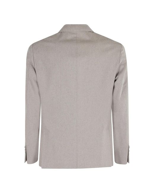 Eleventy Jassen ,Grijs ,Wol Zand Wol Kasjmier Blazer in het Gray voor heren