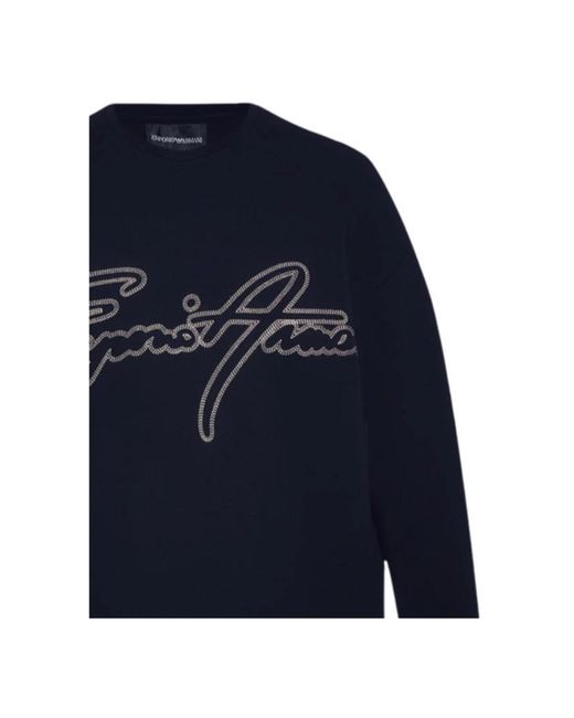Emporio Armani Blue Sweatshirts for men