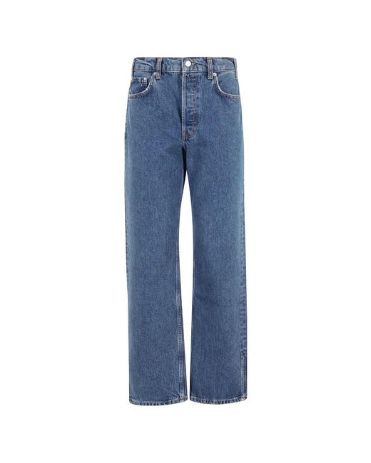 Anine Bing Blue Straight Fit Jeans