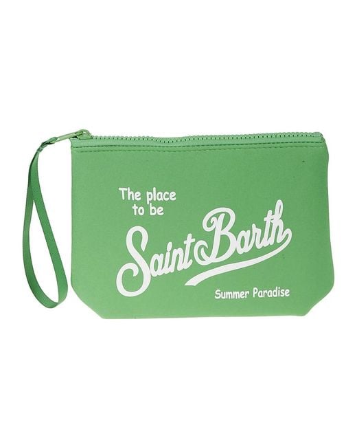 Clutches Mc2 Saint Barth de color Green