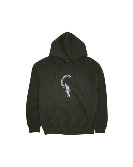 Fa Hoodies & Sweatvesten ,Zwart ,Katoen Mouth Girl Hoodie in het Green voor heren