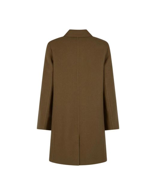 Burberry Green Single-Breasted Coats for men