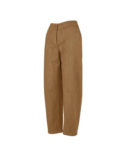 Bomboogie Tapered Broeken in het Natural