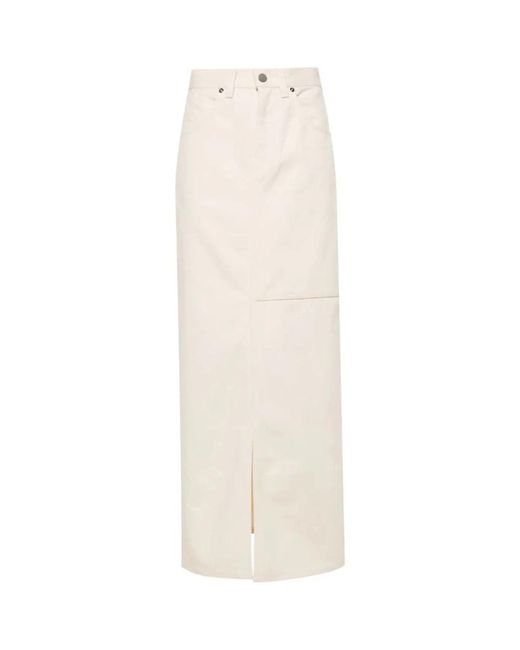 Maxi Skirts di Axel Arigato in Natural