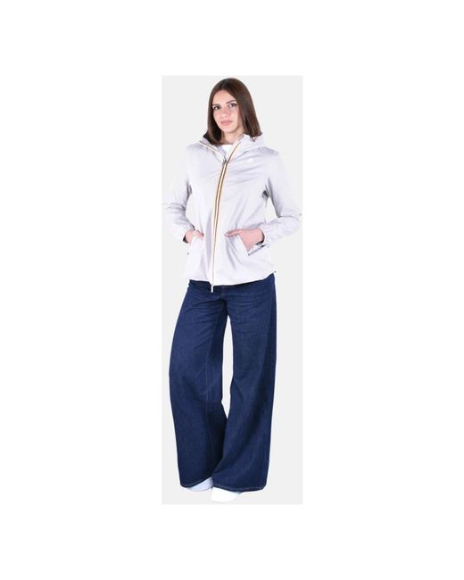 K-Way White Light Jackets
